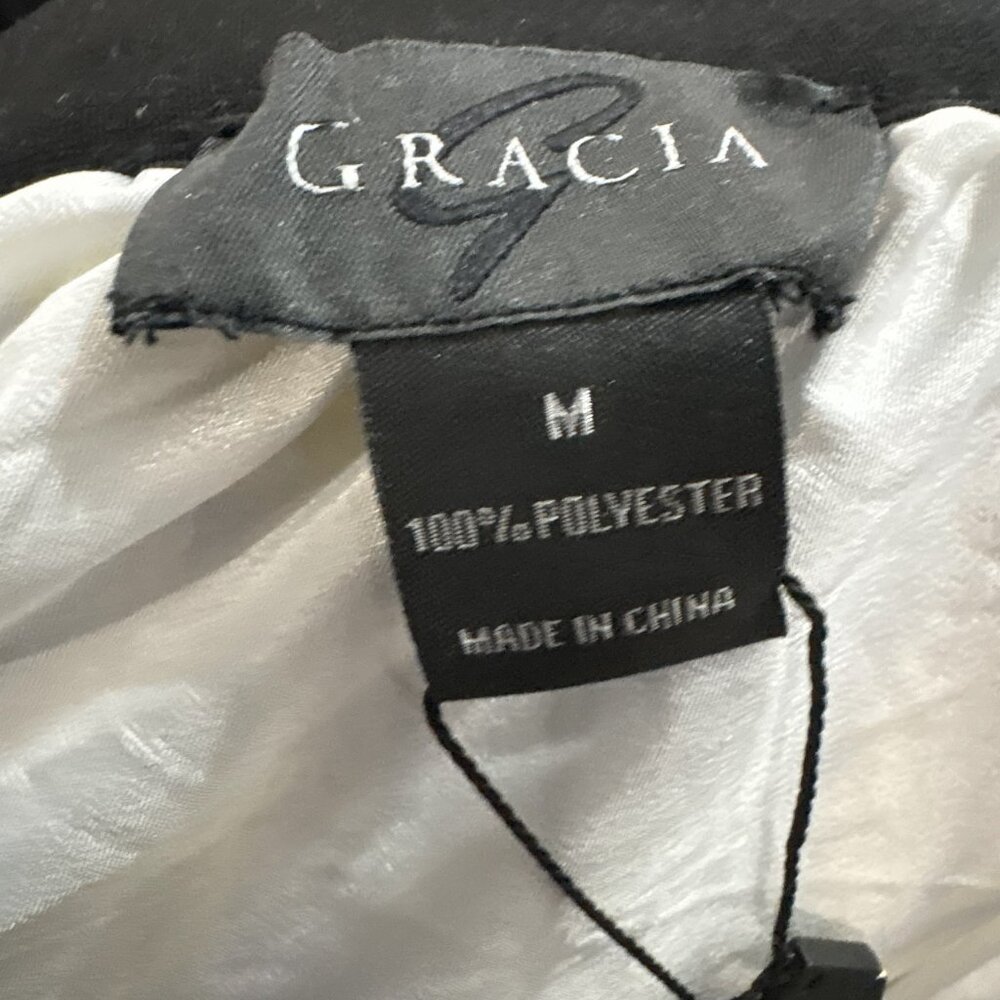 Gracia Yellow, Blue, and White Maxi Skirt